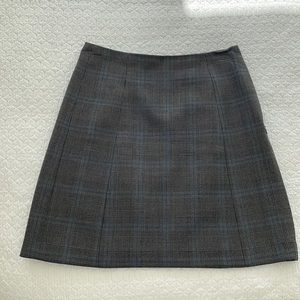 Aritzia Babaton plaid skirt